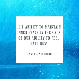 A Serene Image Featuring a Quote About Inner PeaceA Serene Image Featuring a Quote About Inner Peace